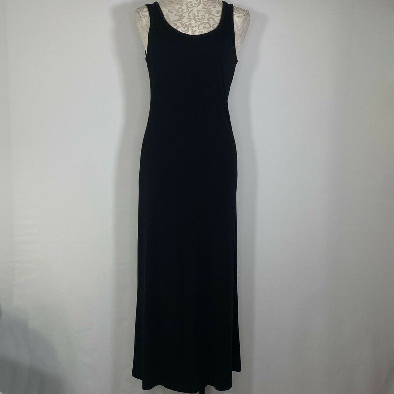 100-0070 The Limited, Black, Size: Small long tank top dress with seam in the center 70% rayon 30% polyester  Good Condition