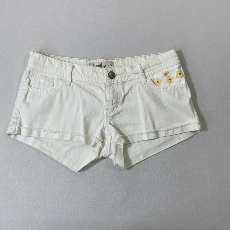 113-030 Hollister Painted, White, Size: 0
