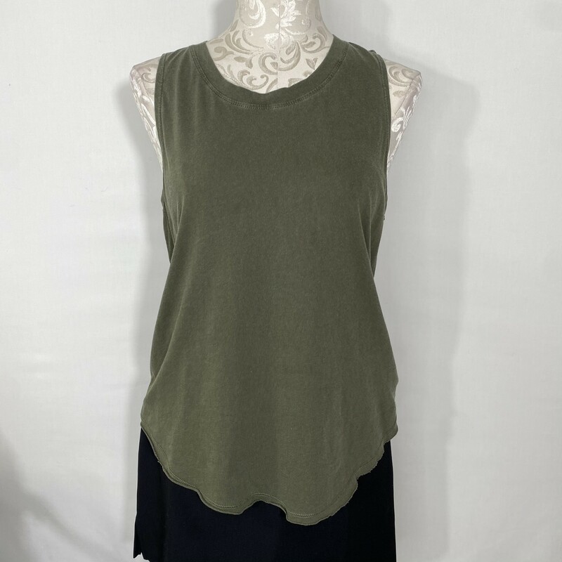 Forever 21 Tank Top, Green, Size: Small high low halter neck tank top