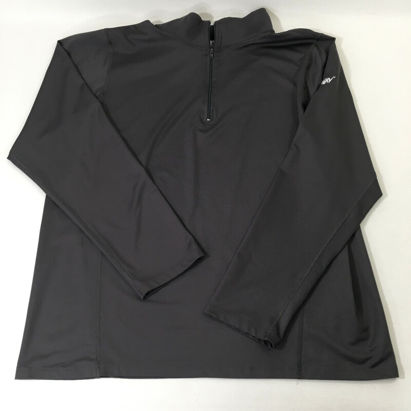 102-135 Expert Quarterzip, Gray, Size: XL