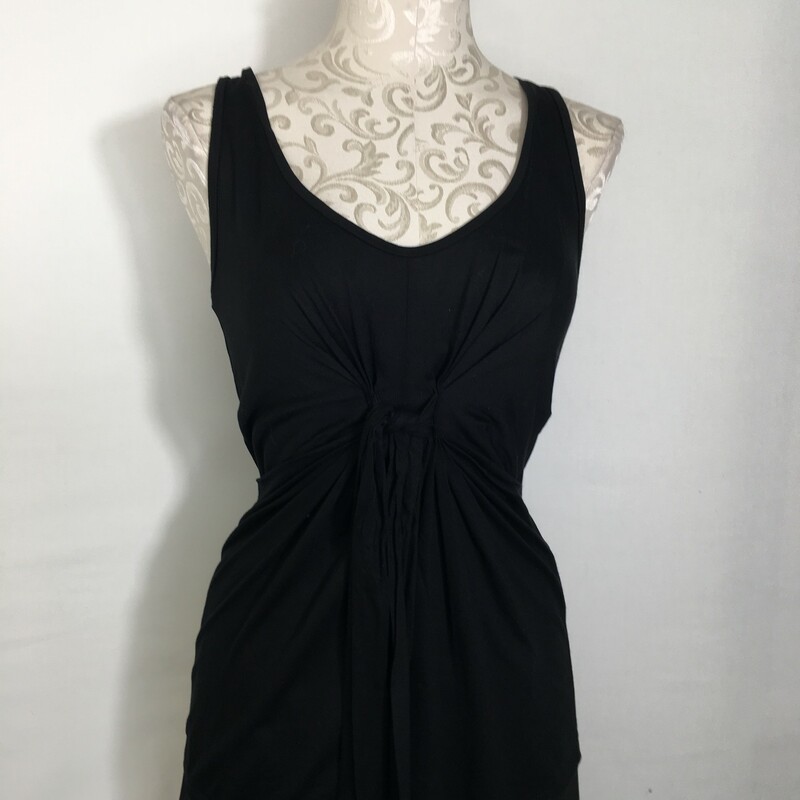 Ann Taylor Tied Front Top, Black, Size: XS