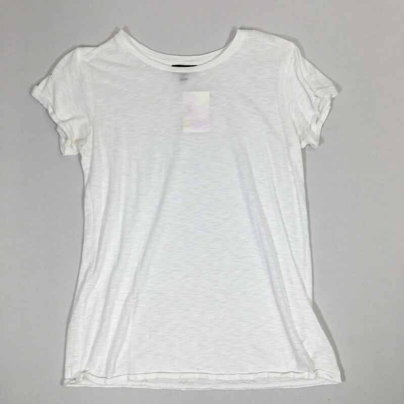 100-056 Express Sheer Tee, White, Size: Small