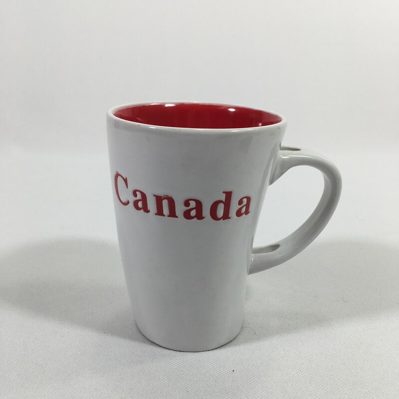 Canada Mug With Red Insid