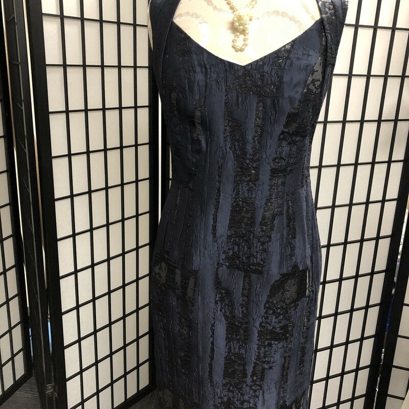 ESCADA  Navy Print Dress
