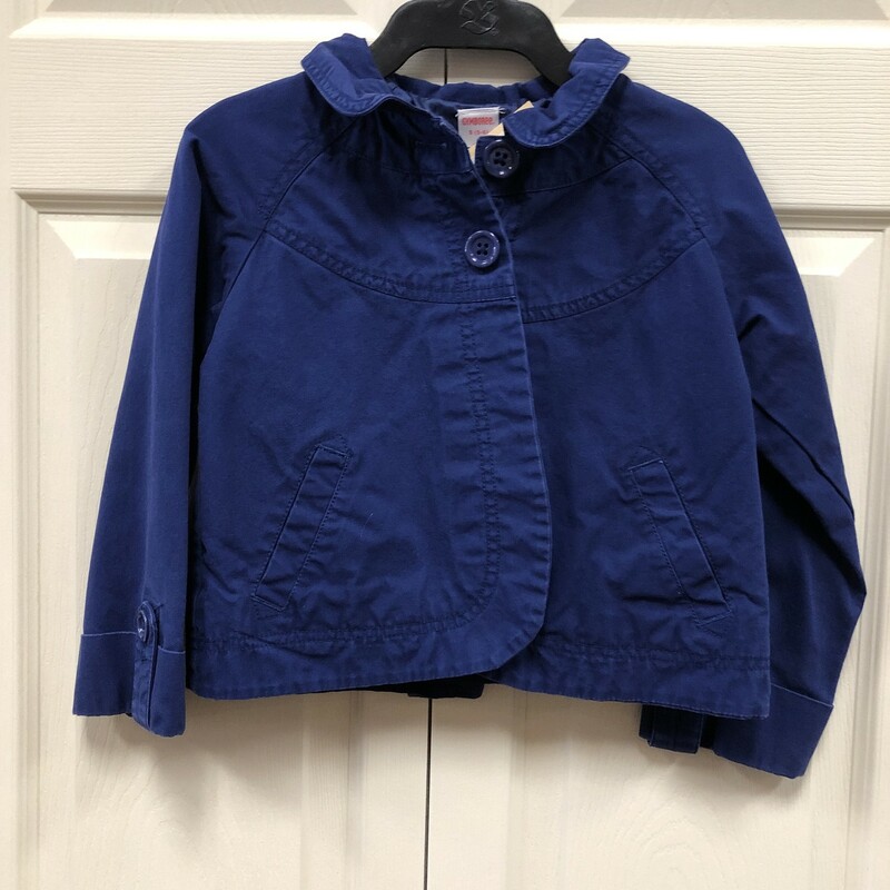 Gymboree Jacket, Blue, Size: 5-6