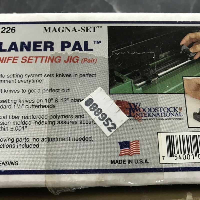 Planer Pal
Magna Set W1226
Knife Setting Jig