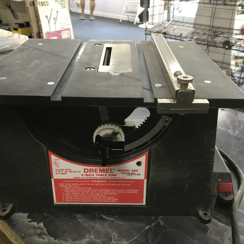 4 In Table Saw
Dremel #580