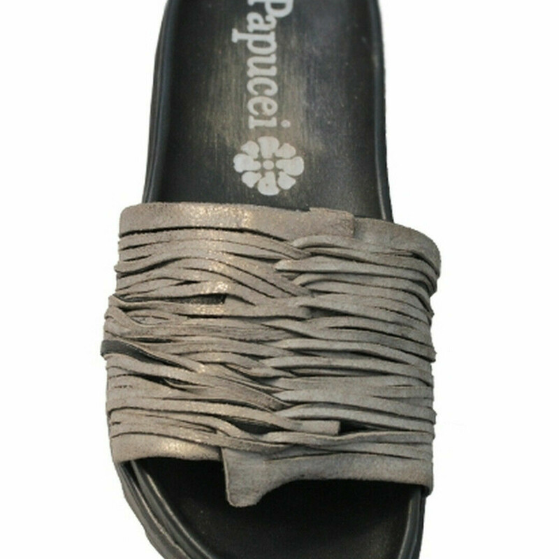 NEW Papucei Fila Sandal, Grey, Size: 10.5