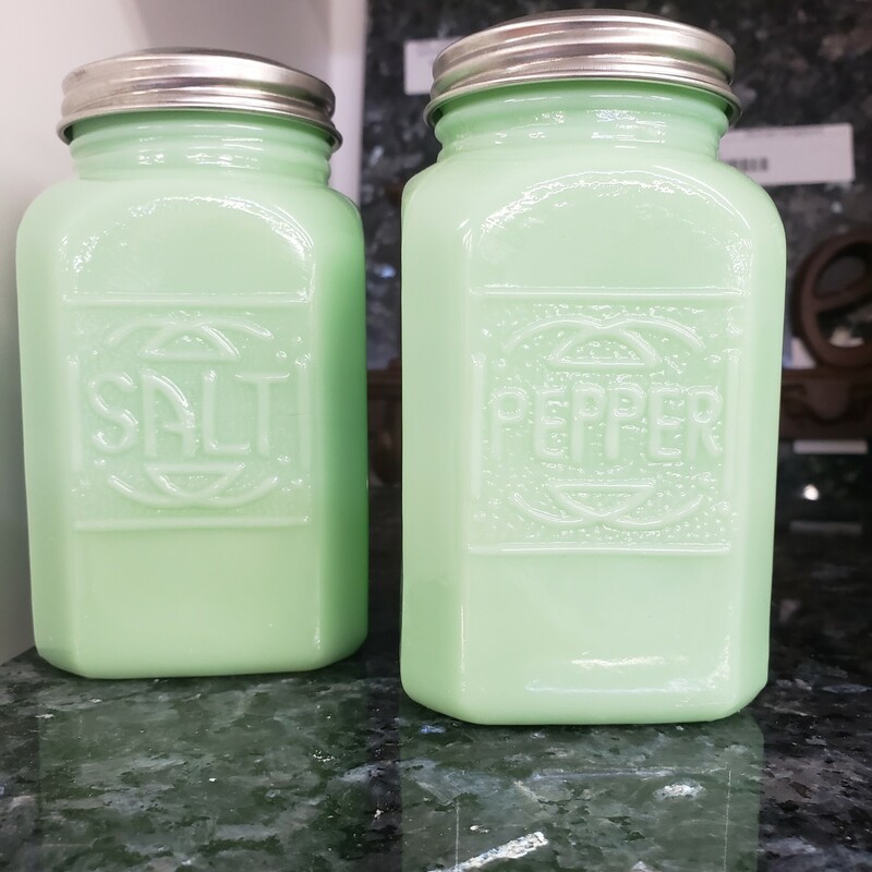 JadeiteSaltPepper Shakers