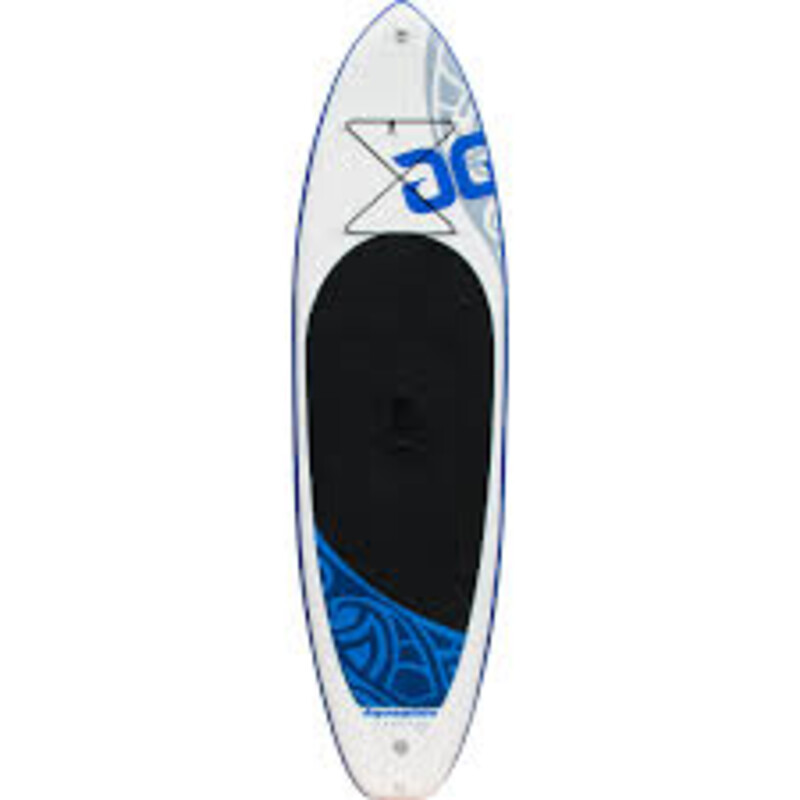 Ideally suited for travel, or tight storage requirements,
these boards are durable enough for you to take on a
whitewater adventure, and compact enough to roll up and
fit in small spaces. The Cascade is ideal for boaters and
families! Made from the best quality drop-stitch material
with extra Powerstrip™ reinforcements, this inflatable SUP
inflates to 14 - 18 psi, making them incredibly stiff for the
most efficient paddling experience. The fin system has
been updated with the stiffest interface on the market,
with quick and easy tool-free mounting for your easy use.CASCADE™ 10'0in
Great for kids and light to medium
weight paddlers, this board uses 4.
thick drop-stitch material to save
weight and cost.
Specifications:
10'0in x 32in x 6in
(305cm x 81cm x 5cm)
6in (15cm) drop stitch
26 lbs (11.8 kg)
170 L, Riders <180 lbs (82 kg)
Includes padded backpack bag
