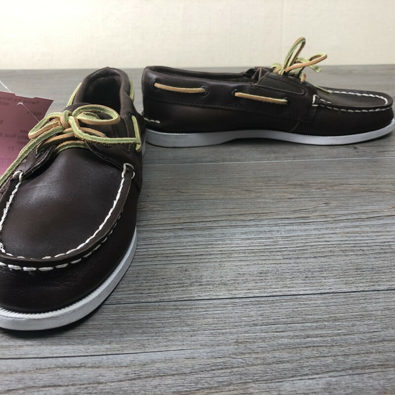 Sperry Boat Shoes, Brown, Size: 2Y