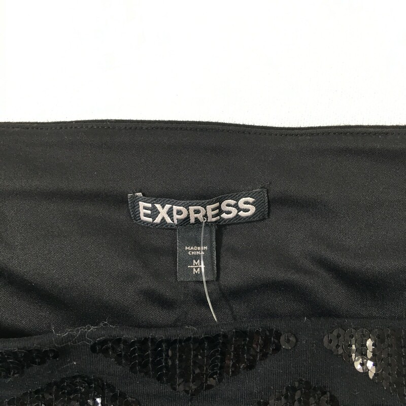 Express Sparkle Patterned, Black, Size: Medium