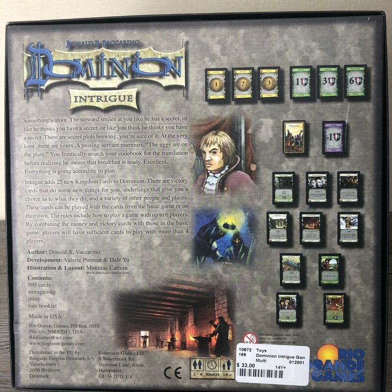 Dominion Intrigue Game, Multi, Size: 14Y+
GREAT CONDITION