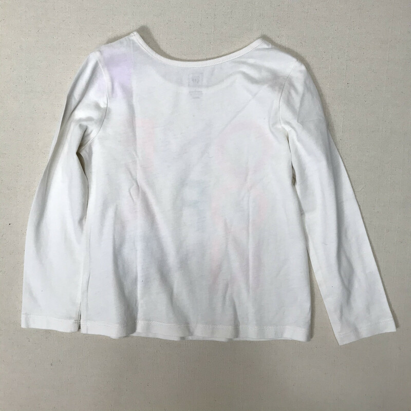 Gap T Shirt, Cream, Size: 4Y