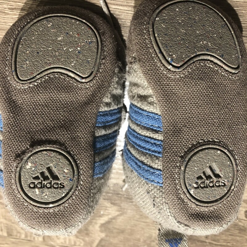 Adidas Infant Shoes, Biege/blue , Size: 1T