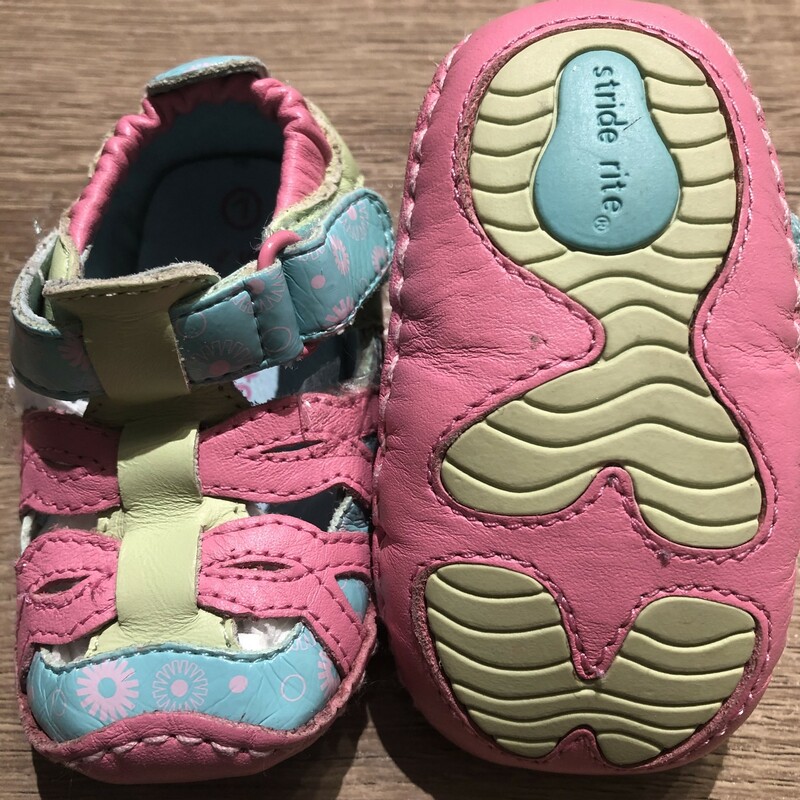 Stride Rite Infant Sandal, Multi, Size: 2T