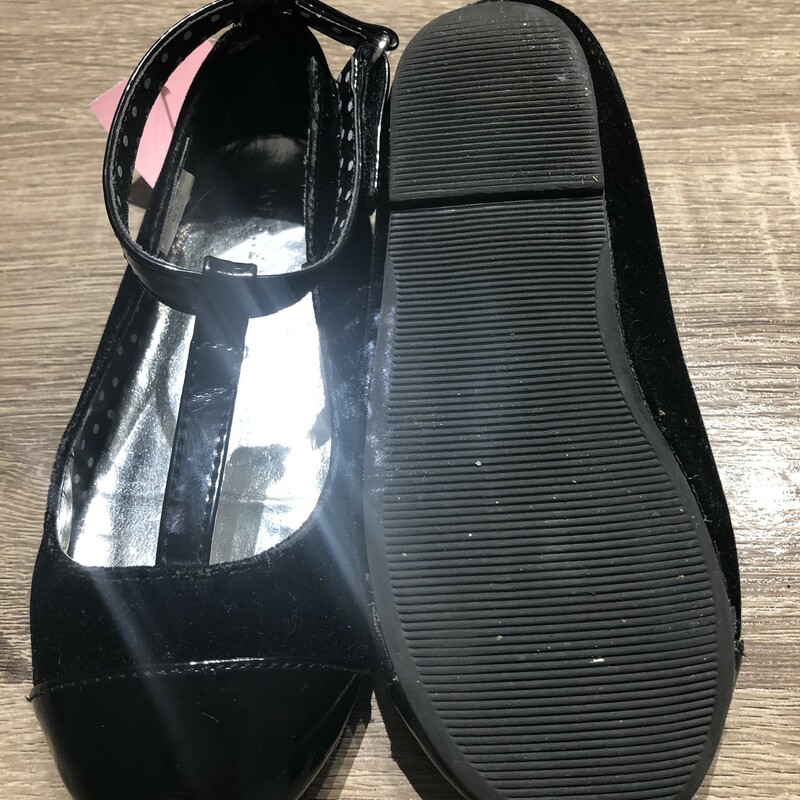 Joe Fresh Flat Shoes, Black, Size: 10T