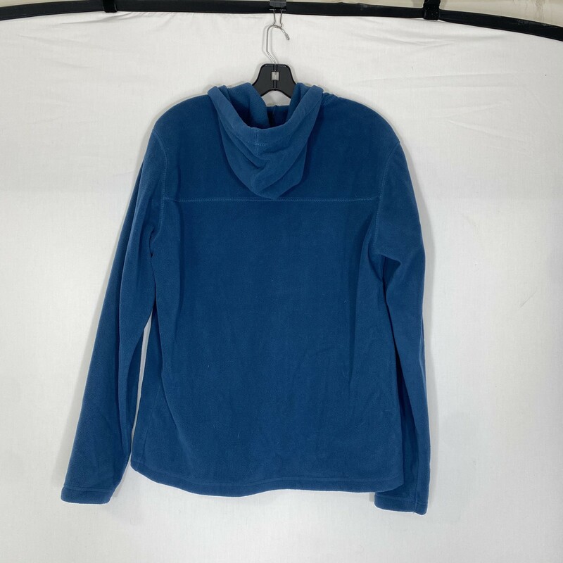 Old Navy Zip Up Fleece Sw, Blue, Size: Medium fleece logo zip up hoodie