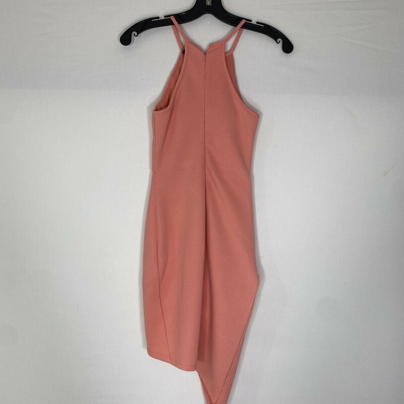 Windsor Halter Tight Dres, Coral, Size: XS assymetrical bottom padded dress