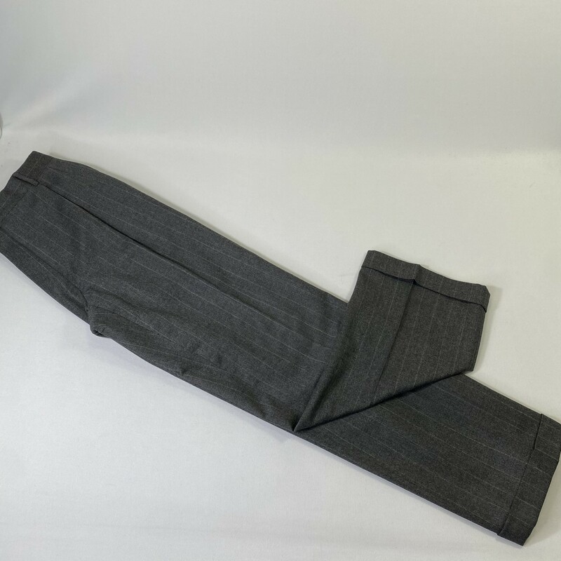 Barneys New York, Gray, Size: Large 41LG 34LG light striped jacket and pants suit 90% wool 10% cashmere