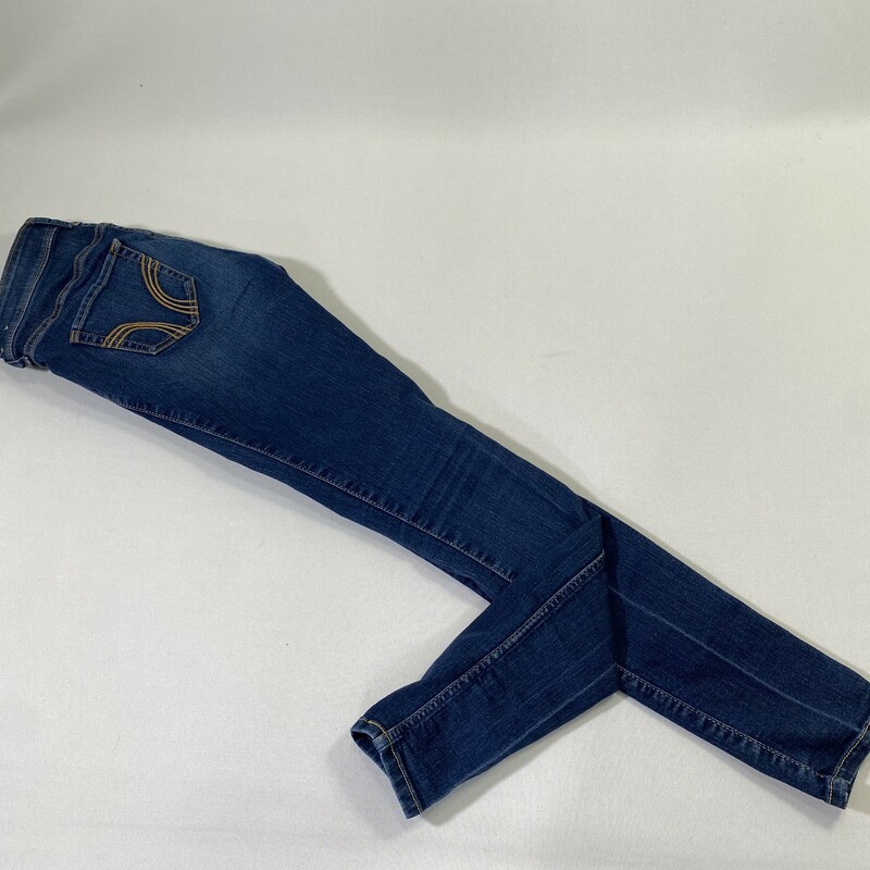 Hollister Dark Wash Skinn, Blue, Size: 1S waist 25 length 29