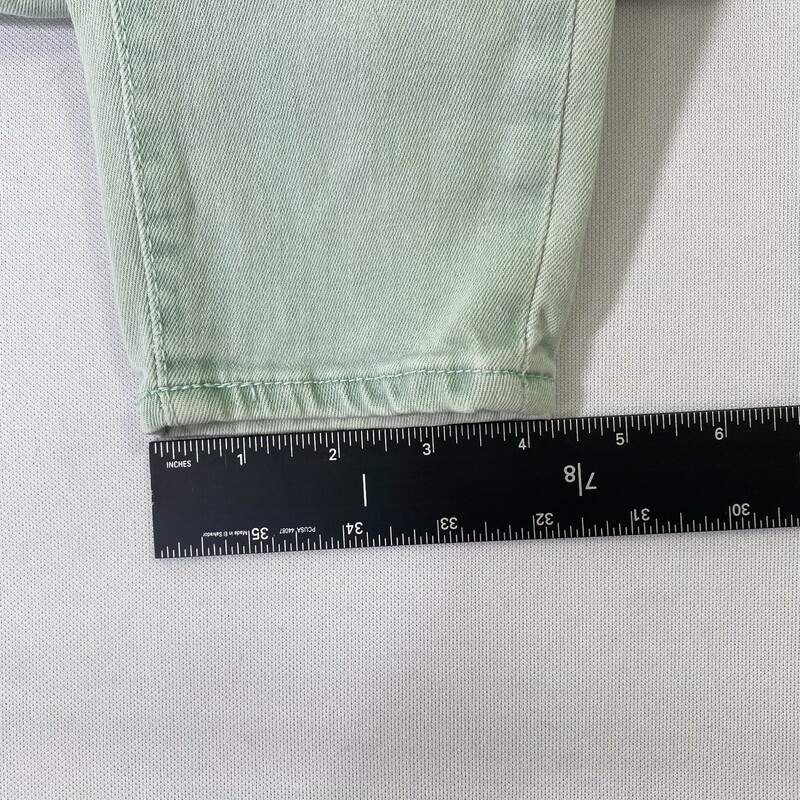 Gap Super Skinny Crop, Green, Size: 2 light wash mint green premium jeans