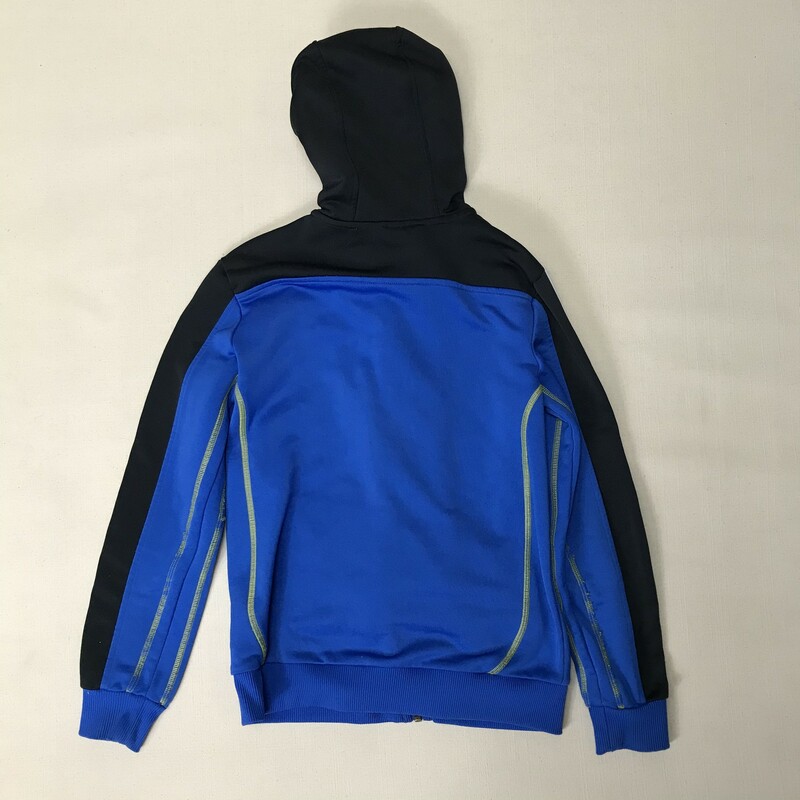 Adidas Sweater Hoodie, Blue, Size: 11-12Y