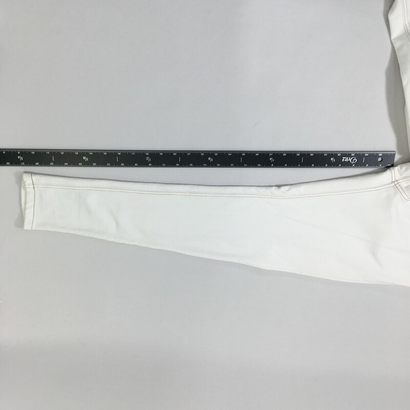 103-170 Hue, White, Size: Small White Stretchy Pants 95% Cotton 5% Spandex  Good