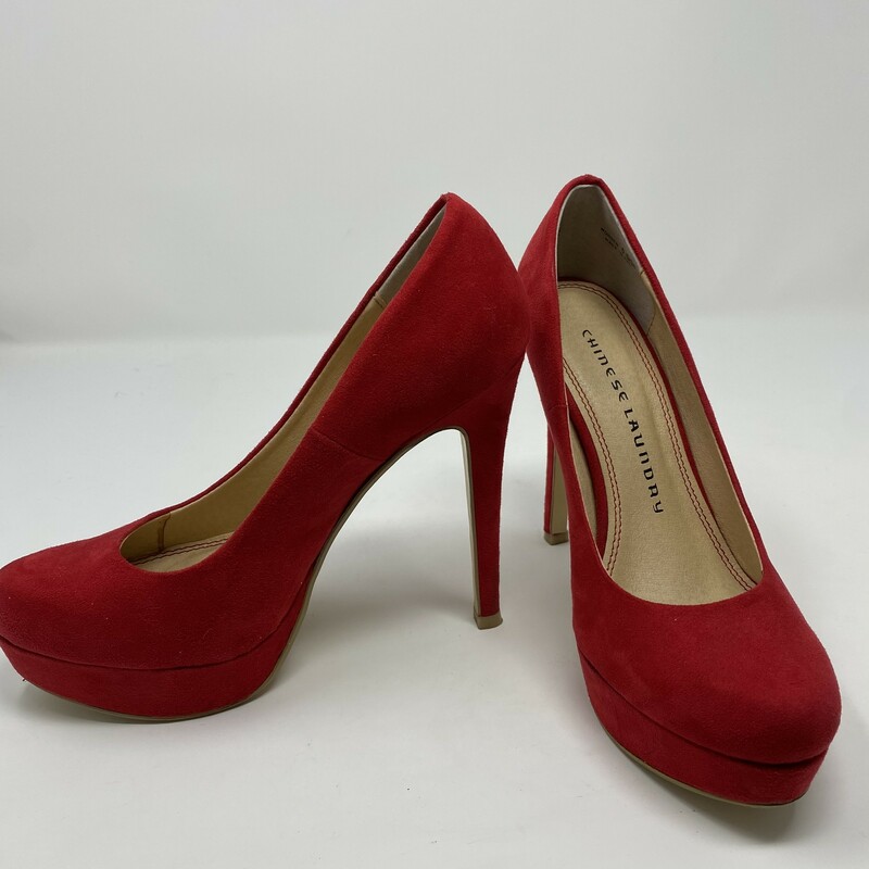 103-202 Chinese Laundry, Red, Size: 5.5
Red Pumps x  Like New