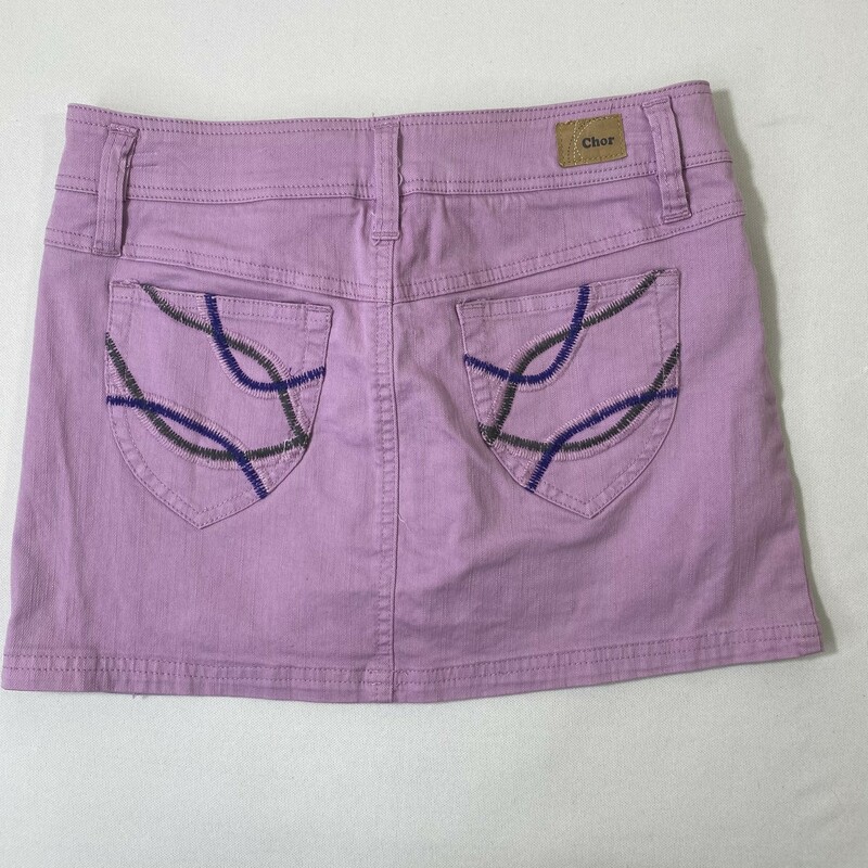 120-245 Chor, Purple, Size: 1 Purple skirt cotton/spandex