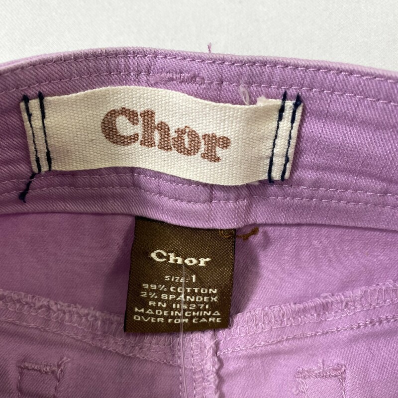 120-245 Chor, Purple, Size: 1 Purple skirt cotton/spandex