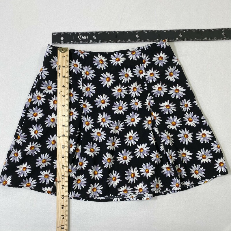 102-0244 Kirra Sunflower, Black, Size: Small flowy sunflower skirt