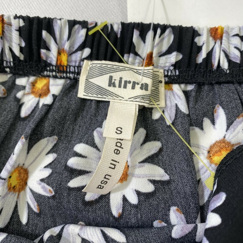 102-0244 Kirra Sunflower, Black, Size: Small flowy sunflower skirt