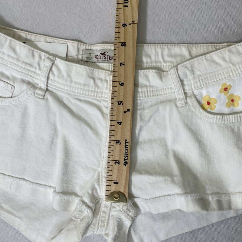113-030 Hollister Painted, White, Size: 0