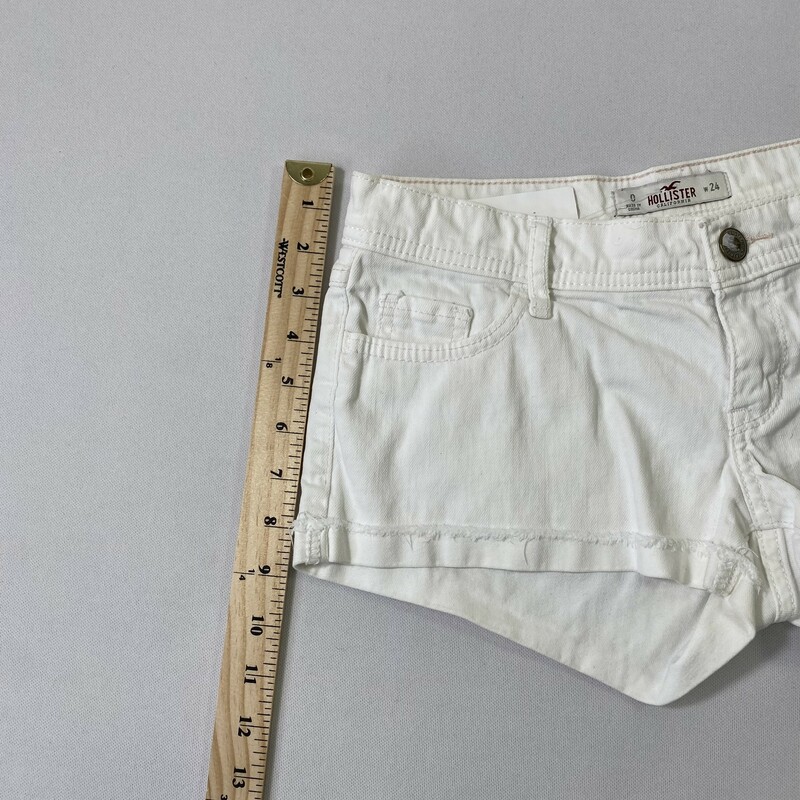 113-030 Hollister Painted, White, Size: 0