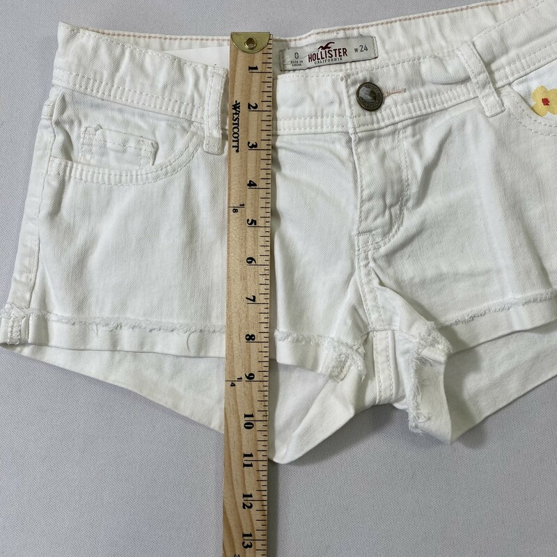 113-030 Hollister Painted, White, Size: 0