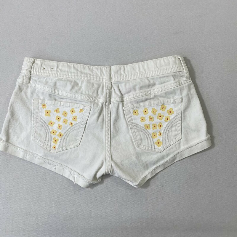 113-030 Hollister Painted, White, Size: 0