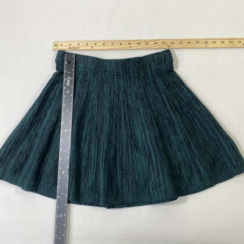 110-138 Candies, Green, Size: Small green and blk skirt w/ elastic waist rayon/polyesther/nylon