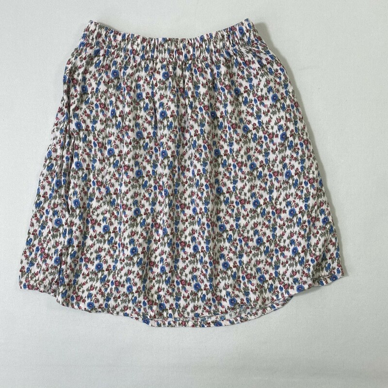 102-235 Abercombie, Floral, Size: XS short floral skirt w/ elastic waist 100% Viscose