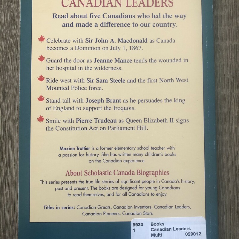 Canadian Leaders, Multi, Size: Paperback