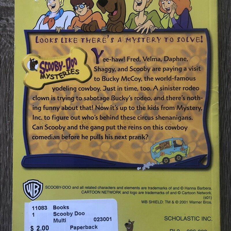 Scooby Doo, Multi, Size: Paperback