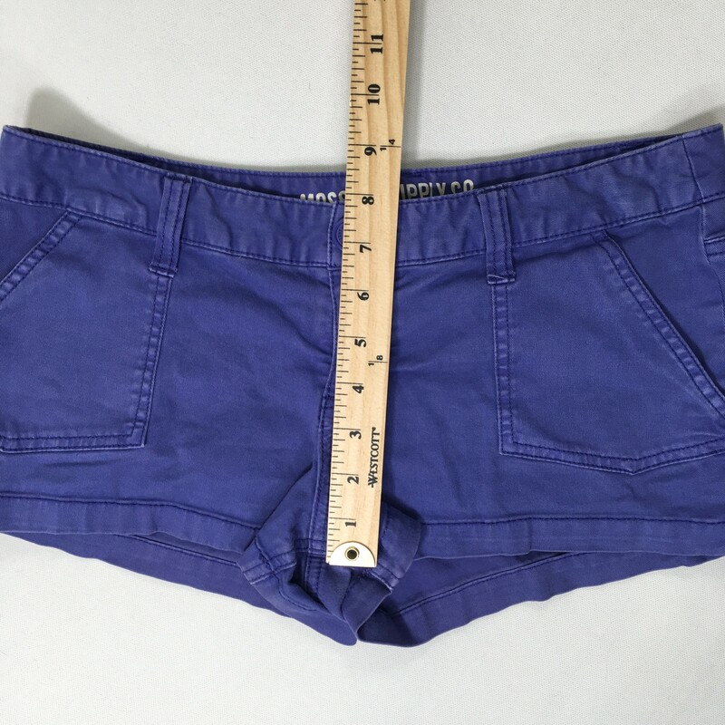 120-241 Mossimio Supply C, Purple, Size: 6 Purple shorts cotton/spandex