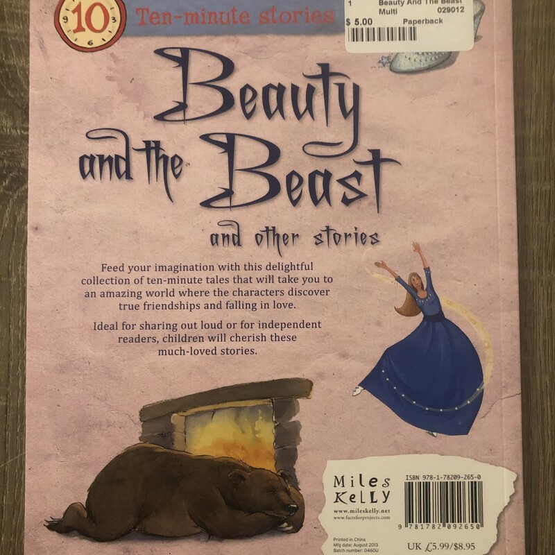 Beauty And The Beast, Multi, Size: Paperback