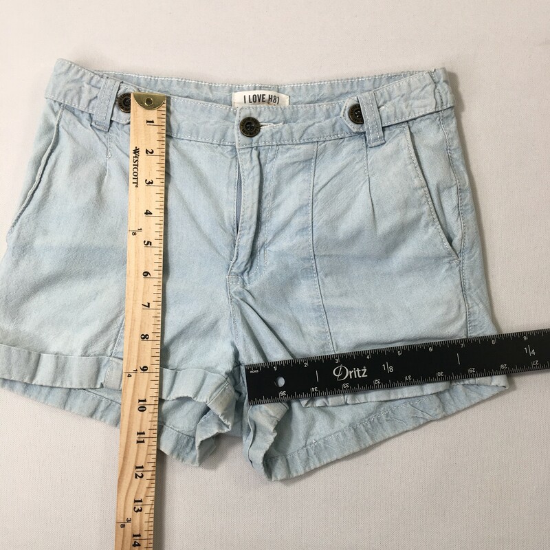 103-145 I Love H81, Blue, Size: 25 Blue Shorts (look denim) x  Okay