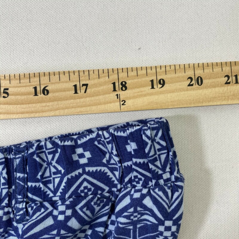 102-245 Bebop, Blue, Size: Medium blue shorts with light blue design