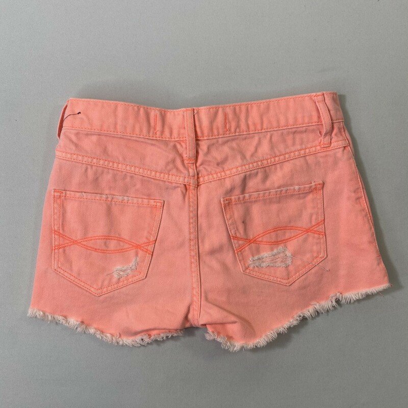 103-197 Abercrombie, Orange, Size: 0 bright orange denim shorts x  good