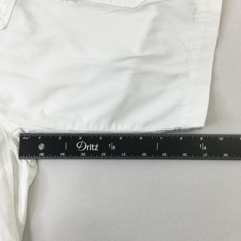 125-119 Arizona Jean Co., White, Size: 14.5 Plus white long bermuda shorts 100% cotton  good