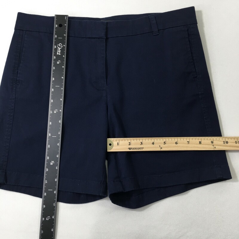 114-041 J.crew, Blue, Size: 10 Blue shorts cotton/elastane