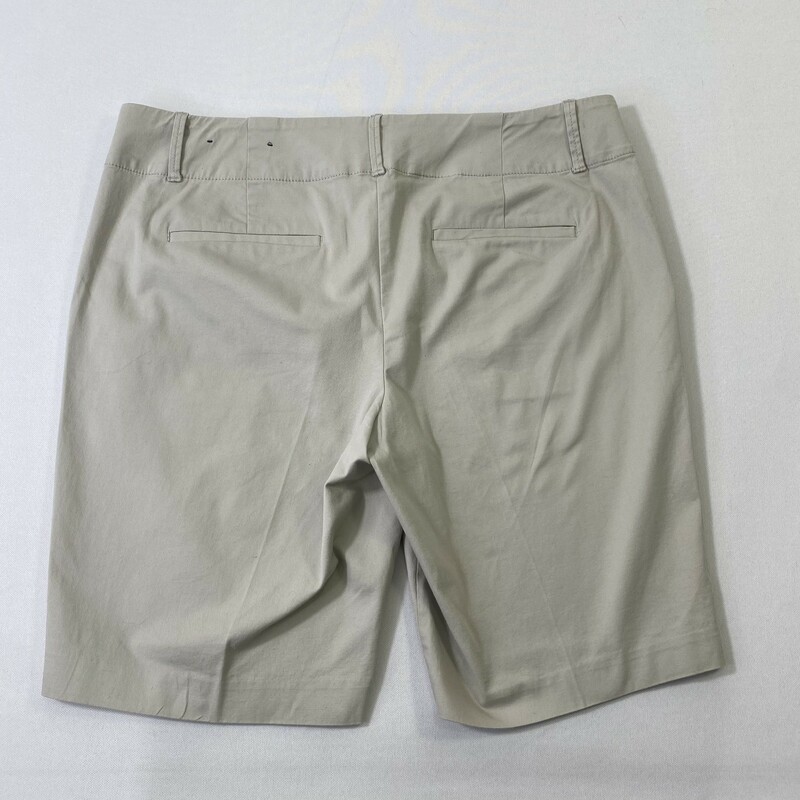 114-039 Ann Taylor, Beige, Size: 12 Beige shorts cotton/ spandex