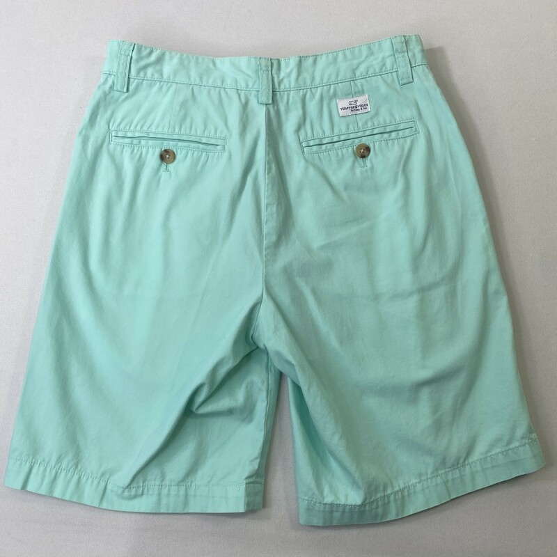 100-769 Vineyard Vines, Teal Blu, Size: 28 teal vineyard vines club shorts 100% cotton  Good